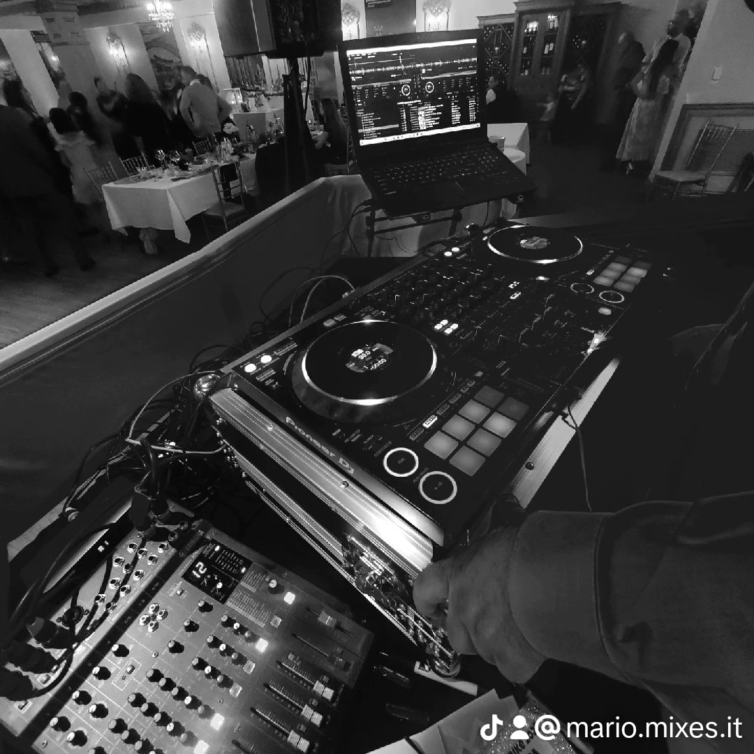 Outdoor pavilion with string lights