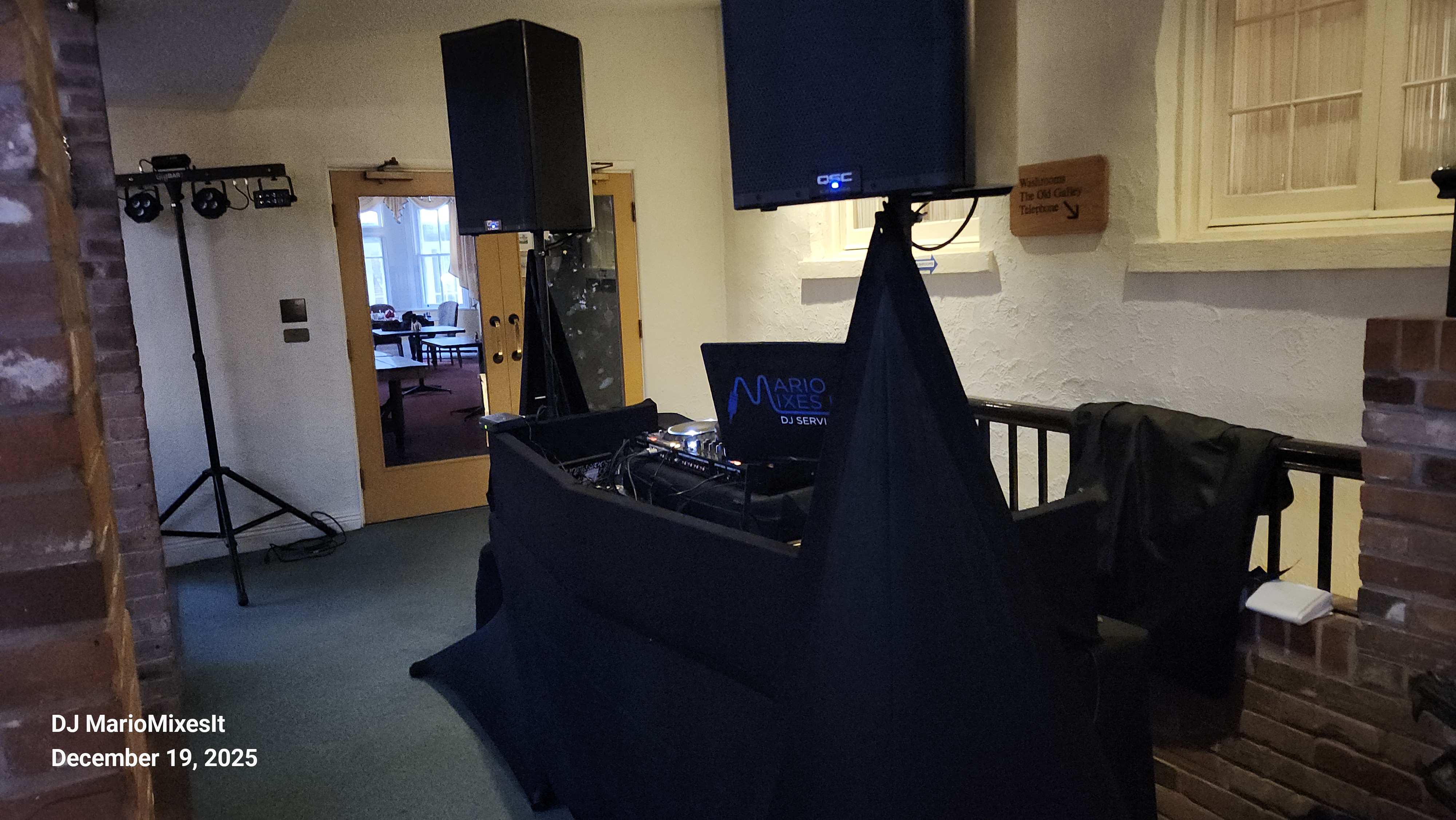 Outdoor ceremony setup